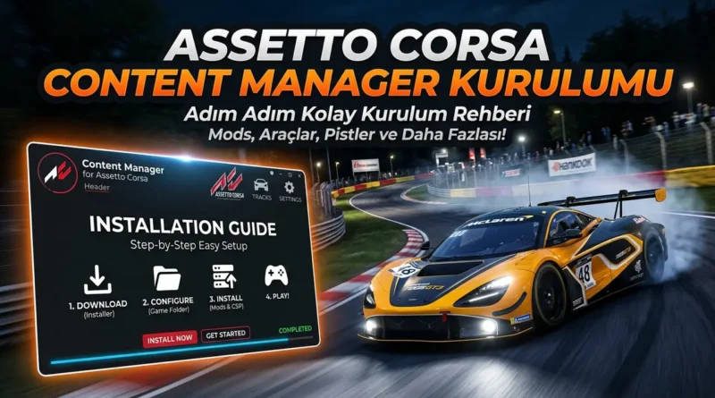 assetto corsa content manager kurulumu