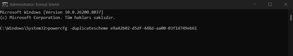 CMD Nihai Performans