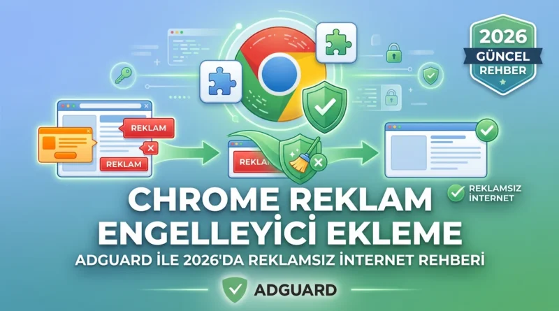 Chrome Reklam Engelleyici Ekleme 2026