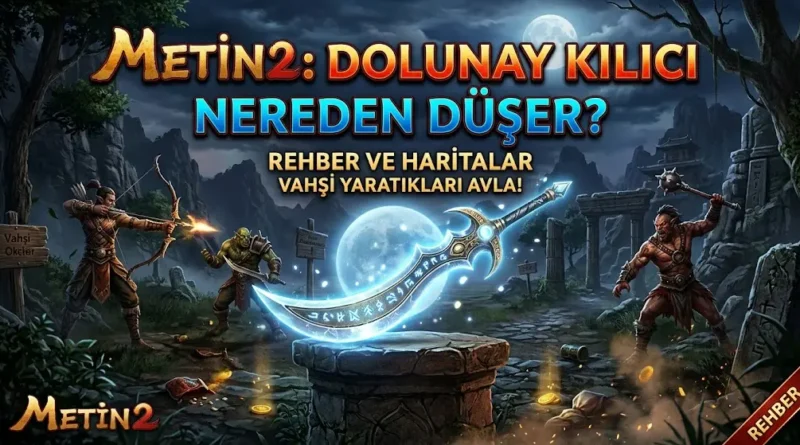 metin2 dolunay kılıcı nereden düşer