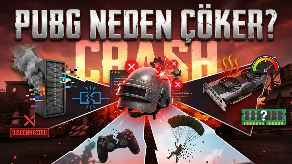 PUBG Çökme Sorunu Çözümü (2026 Güncel): Oyundan Atma, Freeze ve Crash Hataları Kesin Çözüm pubg neden çöker 2026